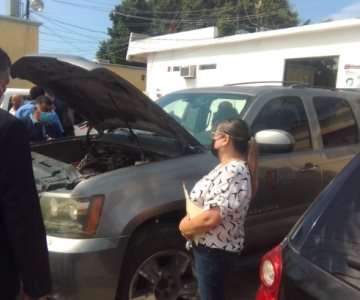 Presidente de Empalme recibe incompleta la camioneta que usó el ex alcalde Genesta
