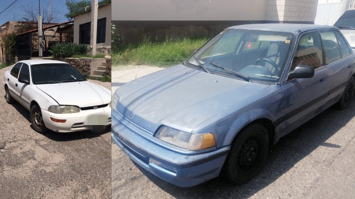 ¡Dos más abandonados! Encuentran carros robados en Hermosillo