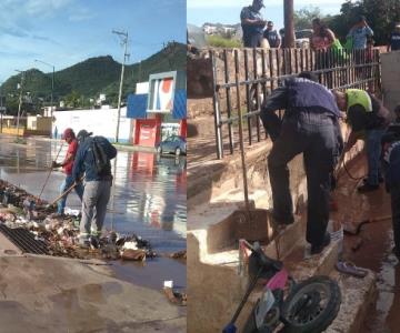 Realiza Ayuntamiento de Guaymas recorridos de evaluación de daños por lluvias