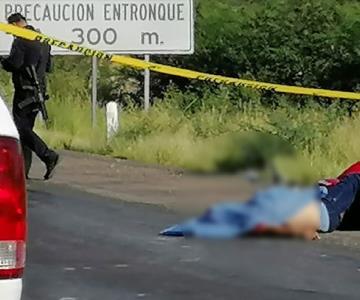 Ejecutan a balazos a un hombre en tramo carretero Pitiquito–Caborca