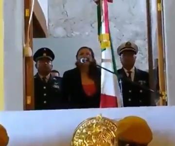 ¿¿Viva quién?? Tunden en redes a alcaldesa de Tlaxcala por Grito de Independencia