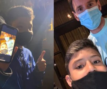 VIDEO | Niño burla seguridad y se toma foto con Messi