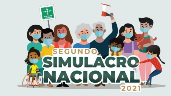 Todos los detalles del segundo Simulacro Nacional 2021