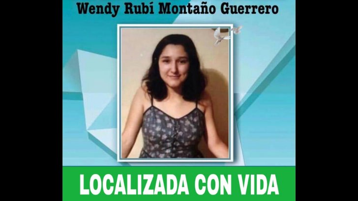 Localizan con vida a Wendy Rubí, joven desaparecida en Hermosillo