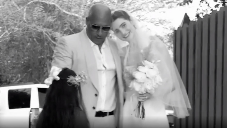 Vin Diesel entrega en el altar a la hija de Paul Walker