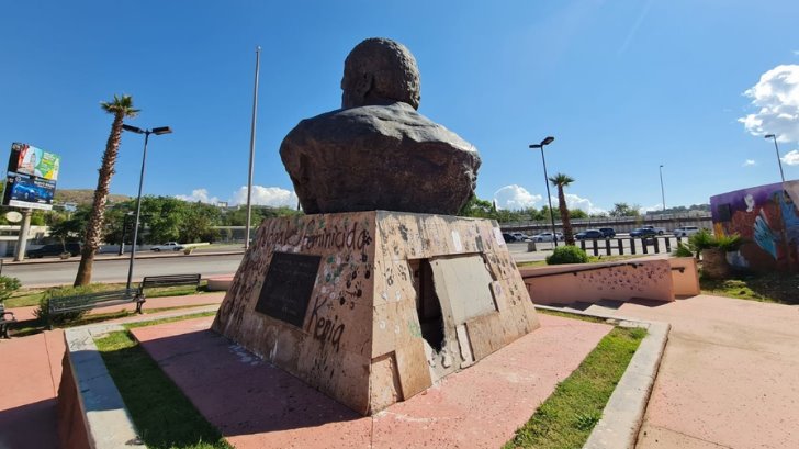 Desaparece la placa del monumento a Colosio en Nogales