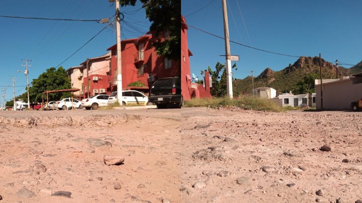 Denuncian pésimas condiciones de las calles en Guaymas