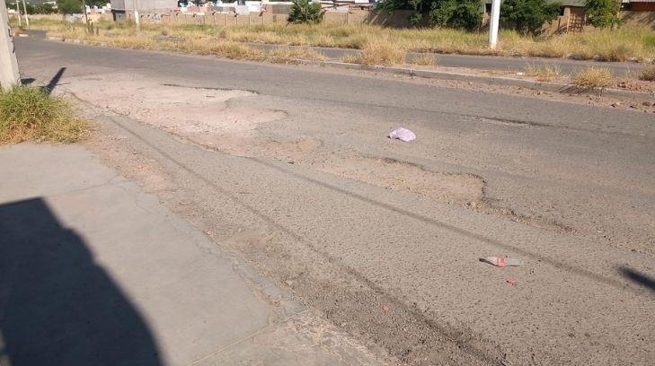 Vecinos reportan calles llenas de zanjas en el sector Guaymas Norte