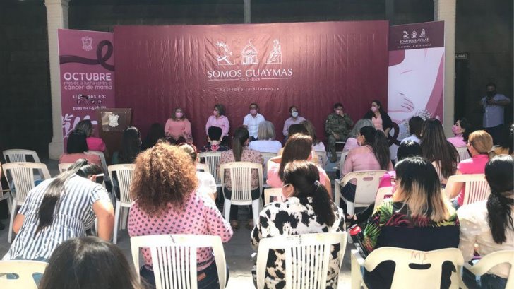 Inicia campaña de concientización sobre el cáncer de mama en Guaymas