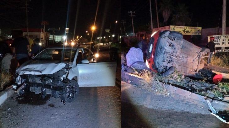 Se pasó el alto en carretera y chocó