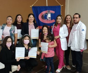 Colegio de Ingenieros Civiles de Nogales se unen a la lucha contra el cáncer de mama