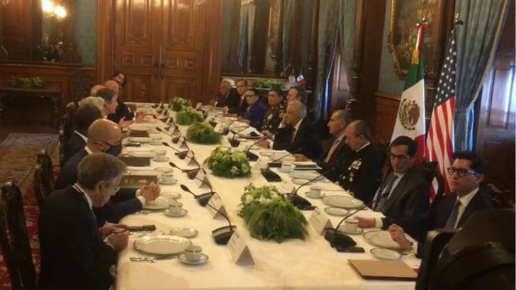 México y Estados Unidos comparten desayuno en Palacio Nacional