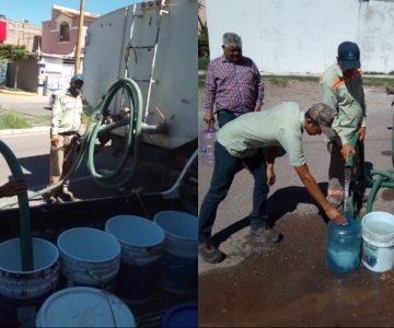 ¿Cuándo se reestablecerá el servicio de agua potable en el poniente de Obregón?