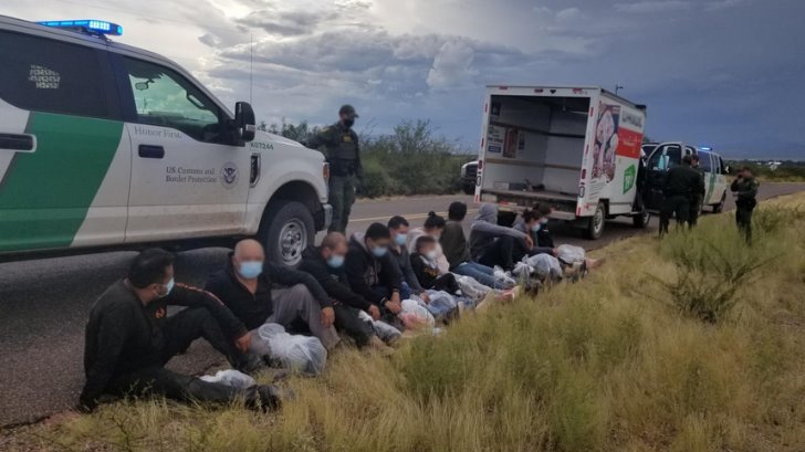 Aseguran a más de 20 migrantes este fin de semana en la frontera