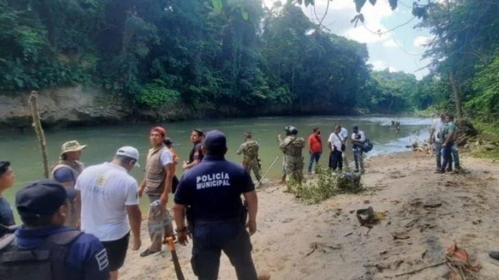 Rescatan cuerpo de niño migrante haitiano ahogado en río de Tapachula