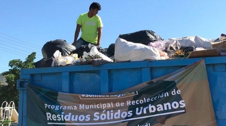 Bastan 6 horas para que los contendores de basura de Guaymas lleguen al tope