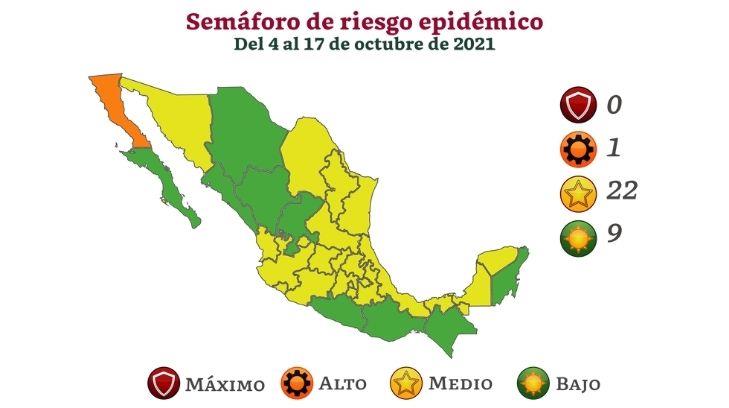 Sonora se mantiene en amarillo en el semáforo epidemiológico