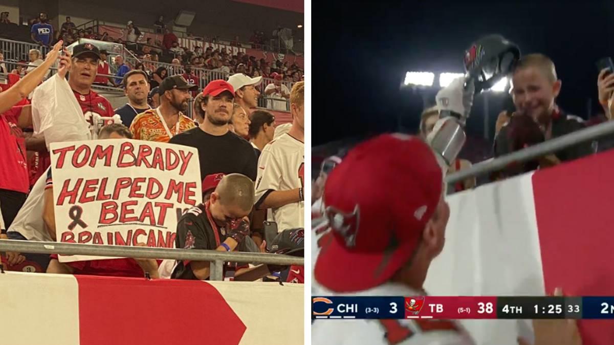 Tom Brady regala gorra a niño que venció el cáncer