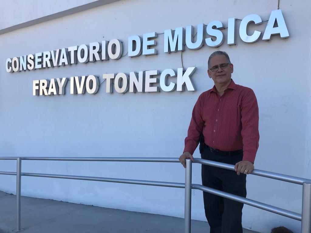 David Camalich es rector del Conservatorio de Música Fray Ivo Tonek