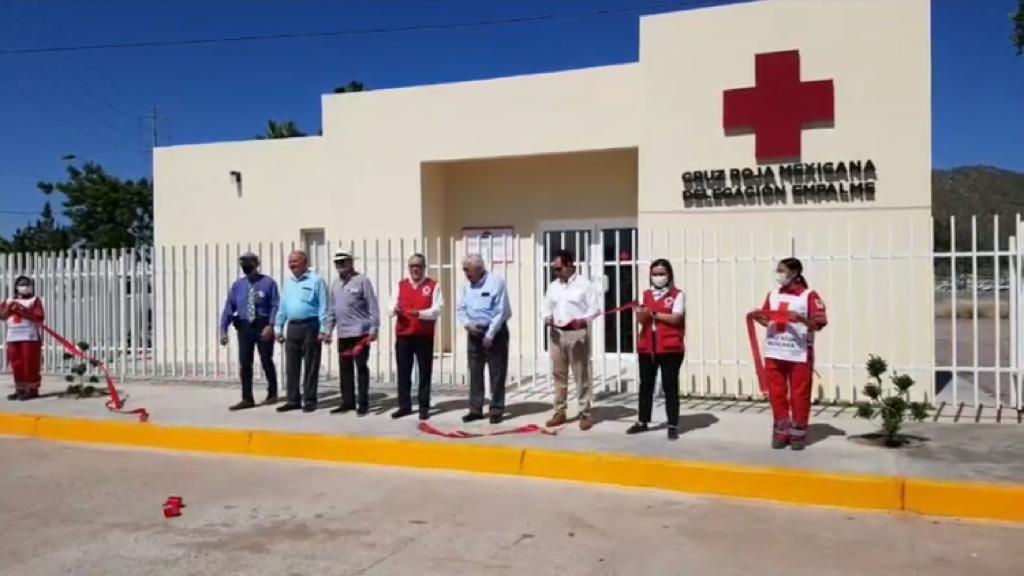 Cortan el listón de las nuevas instalaciones de la Cruz Roja en Empalme