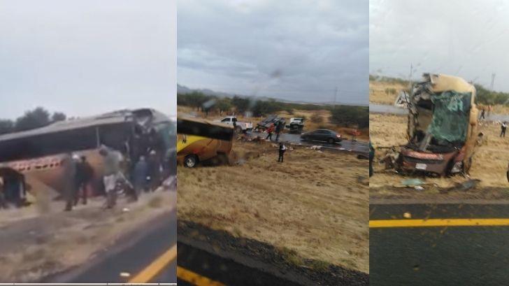 Aumenta a 16 el número de heridos en accidente carretero Hermosillo - Santa Ana
