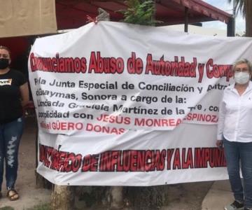 La señora Graciela sigue luchando por su casa; pide firmas en Guaymas