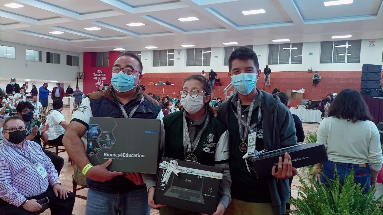 Estudiantes del Conalep Caborca ganan primer lugar en el Concurso Nacional de Robótica