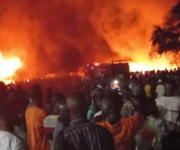 Explosión de pipa en Sierra Leona deja 99 muertos y más de 100 heridos