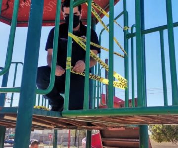 Clausuran juegos infantiles de tres parques en SLRC