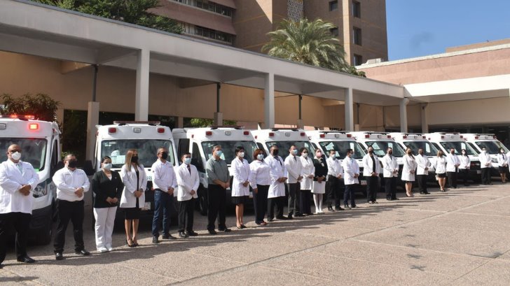 Recibe IMSS Sonora 45 nuevas ambulancias