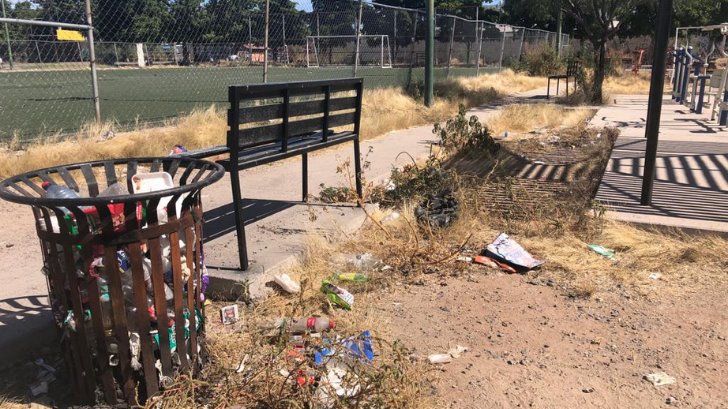 Parque Álvaro Obregón se encuentra en estado de abandono