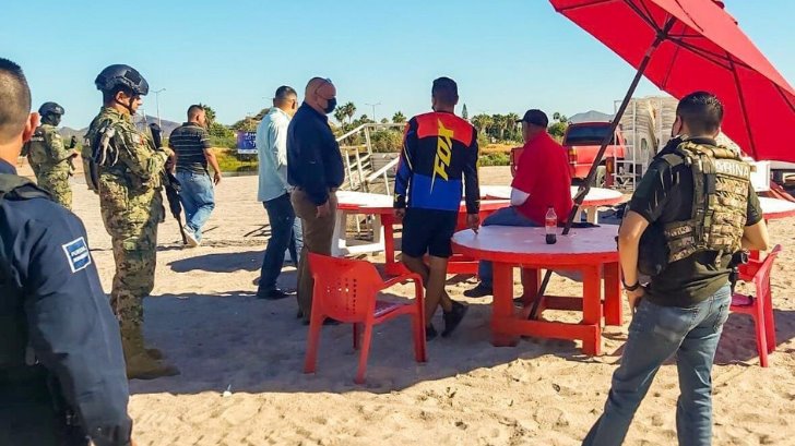 Las playas son de los habitantes; retiran carpas sin permisos en San Carlos