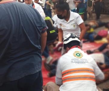 Identifican a migrantes fallecidos en el accidente en Chiapas
