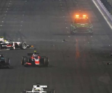 Se registra fuerte accidente en la Fórmula 2