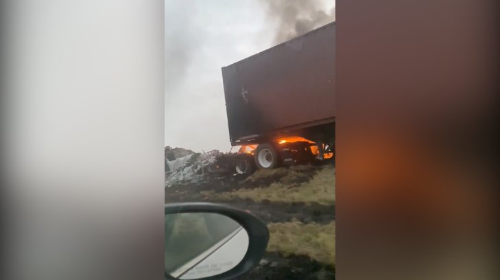 Video | Grave accidente deja 4 personas calcinadas y 15 heridas en Tamaulipas