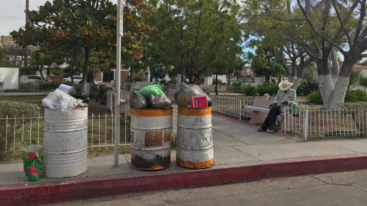 ¡Falló el plan! Llega sólo un camión recolector de basura a Guaymas