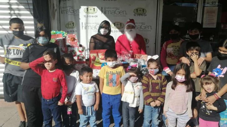 Instituto de belleza da una feliz Navidad a niños de escasos recursos en Hermosillo