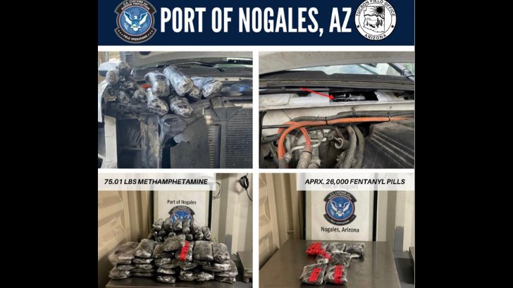Registran aseguramiento record de narcóticos en la frontera de Arizona