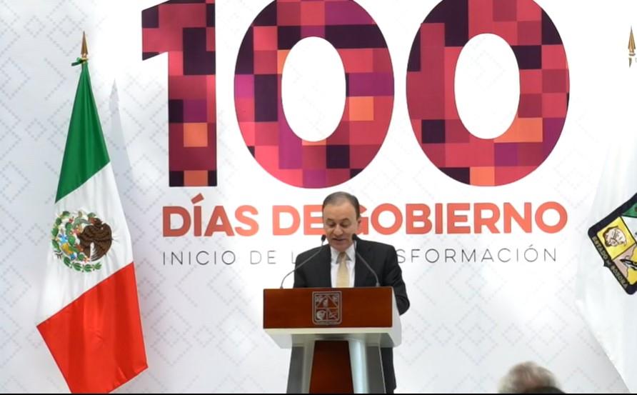 VIDEO | Gobernador Alfonso Durazo da mensaje por 100 días de Gobierno