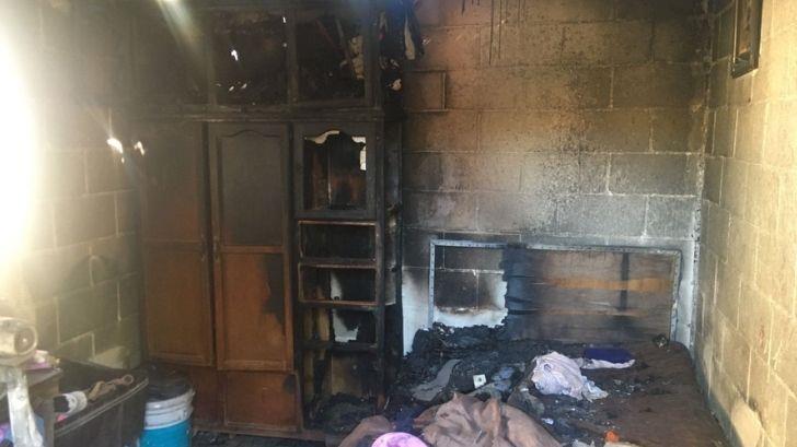 Lo perdieron todo en un incendio: piden ayuda para dos familias de la Laura Alicia Frías
