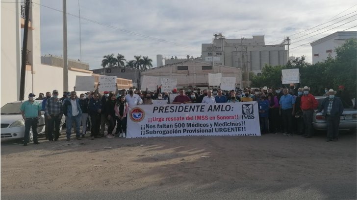 Trabajadores sindicalizados de la CTM Navojoa se unen a las manifestaciones