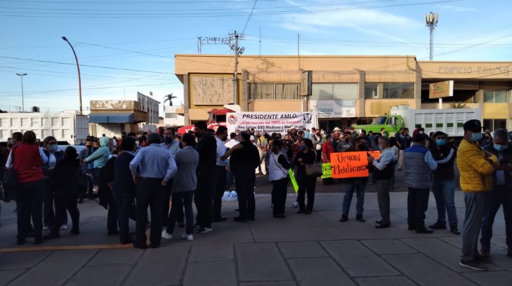 Sindicalizados de la CTM protestan también en Cajeme