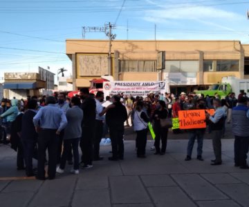 Sindicalizados de la CTM protestan también en Cajeme