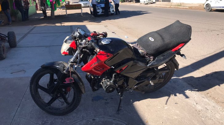 Empezando el fin de semana con el pie izquierdo: dos motocicletas impactan en Navojoa