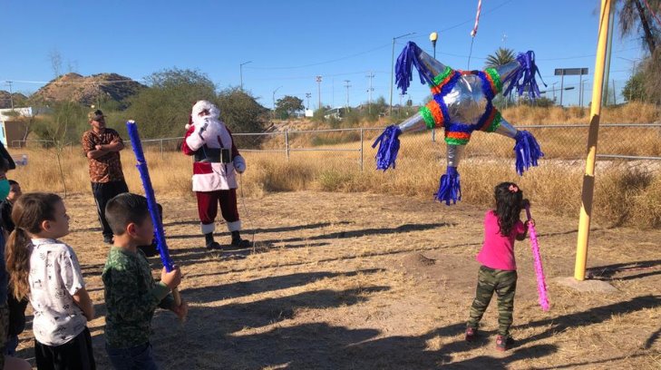 Gracias a colaboración de ciudadanos y activistas, celebran la primera Posada Sauceda 2021