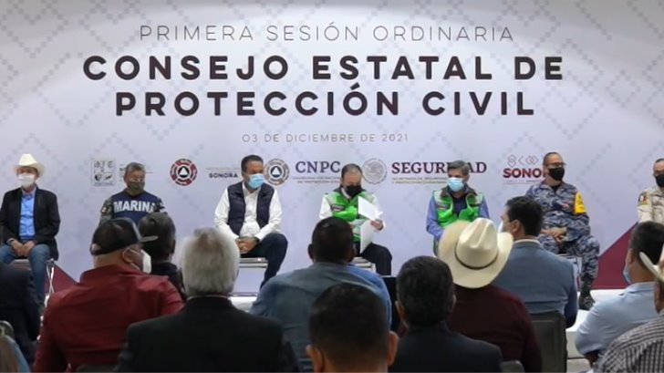 Alfonso Durazo toma protesta del nuevo Consejo Estatal de Protección Civil