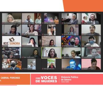 Participan mujeres sonorenses en foro sobre violencia política de género