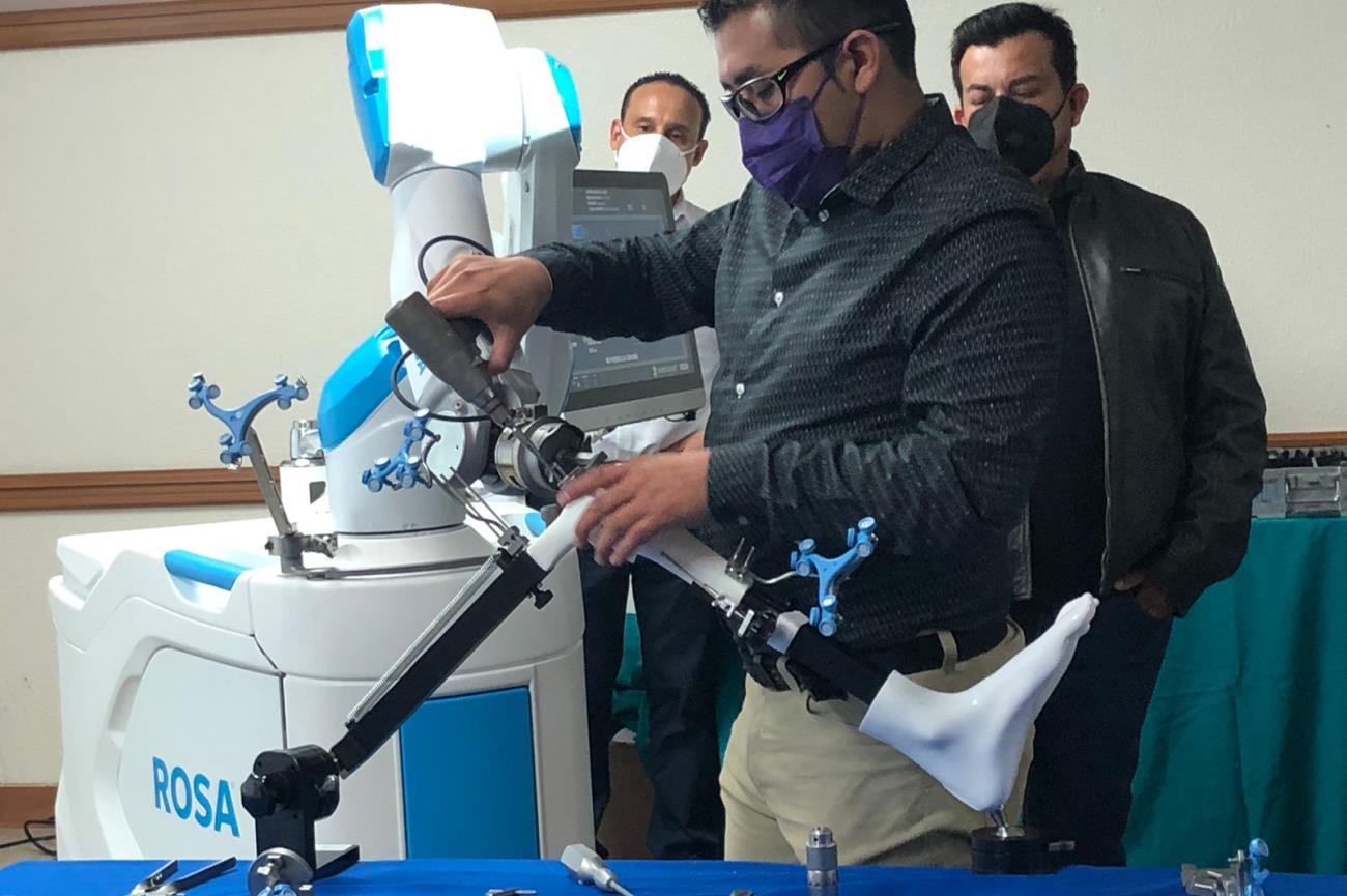 El primer robot ortopédico en el país está en Sonora