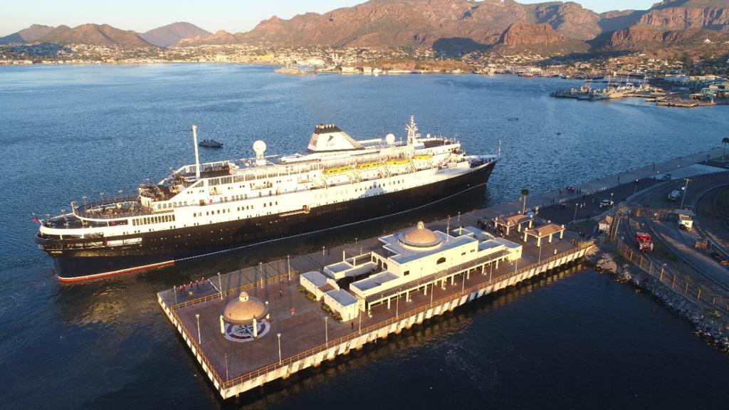 Crucero de turistas que arribó a Guaymas tiene pasajeros con Covid