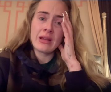 Video | Entre lágrimas, Adele anuncia cancelación de sus conciertos en Las Vegas